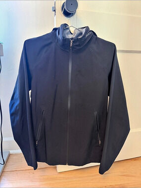 lululemon Black Full-Zip rain Jacket Size Medium